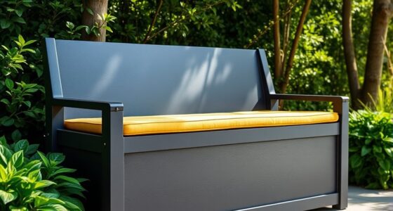 top waterproof storage benches