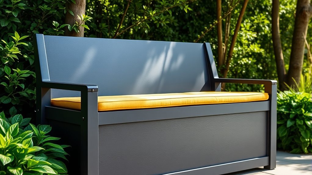 top waterproof storage benches