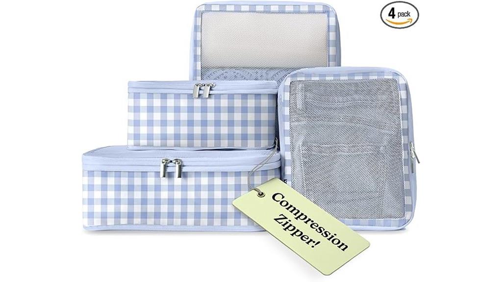 travel luggage compression cubes