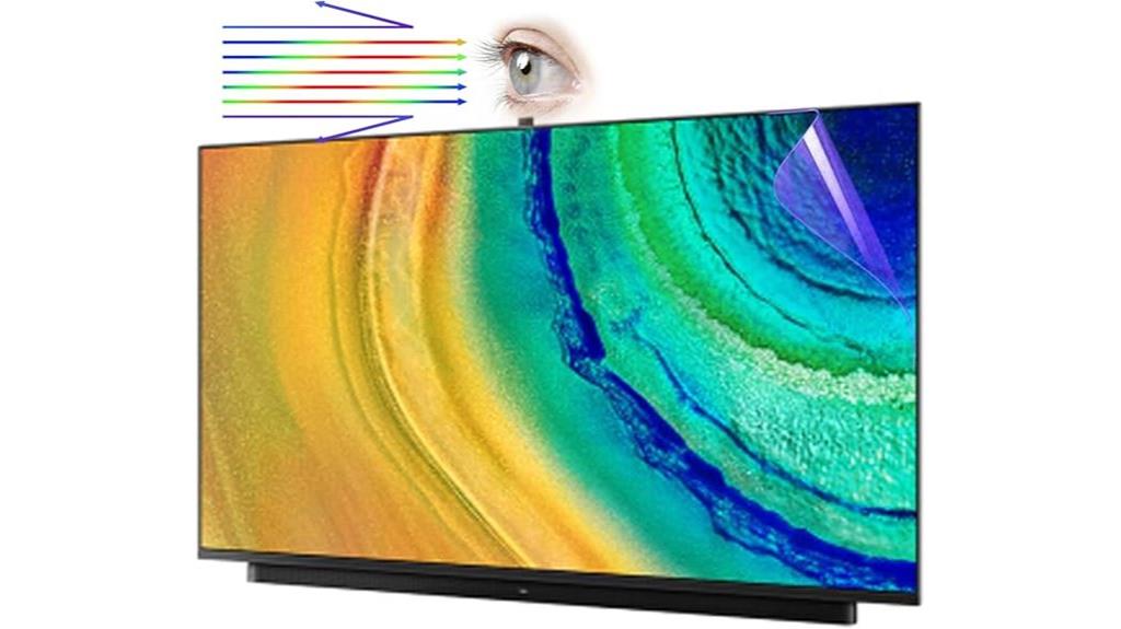 tv glare and blue light filter