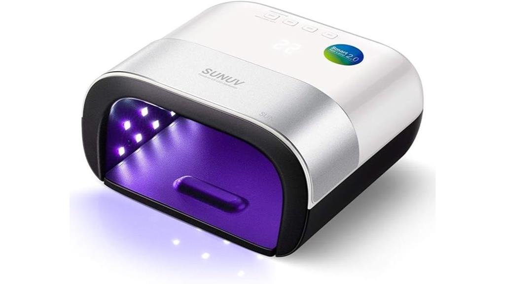 uv nail lamp with 39 leds