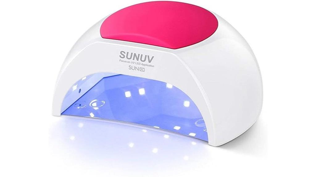 uv nail lamp with four settings