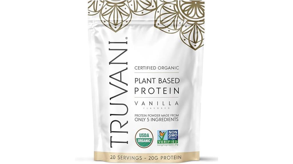 vegan vanilla pea powder