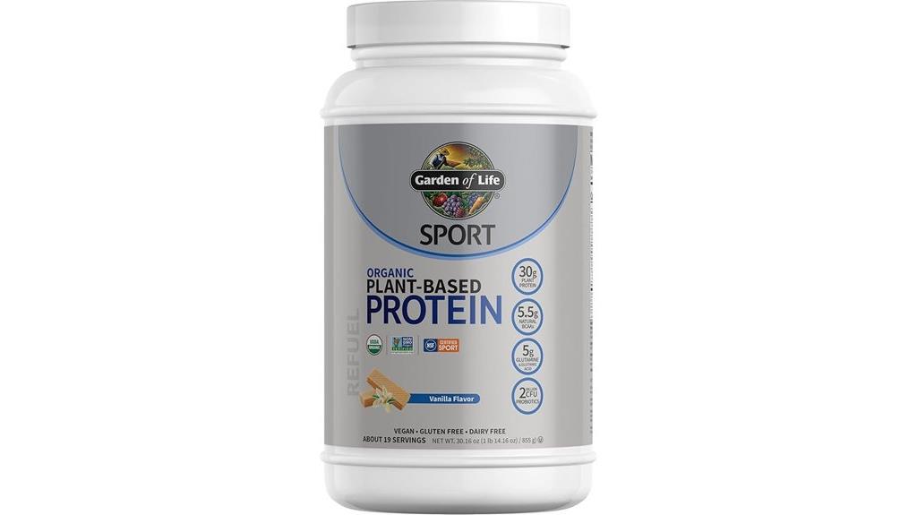 vegan vanilla protein powder