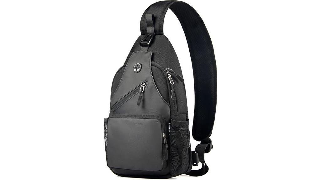 versatile crossbody travel backpack