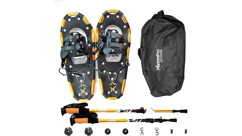 versatile snowshoes with poles