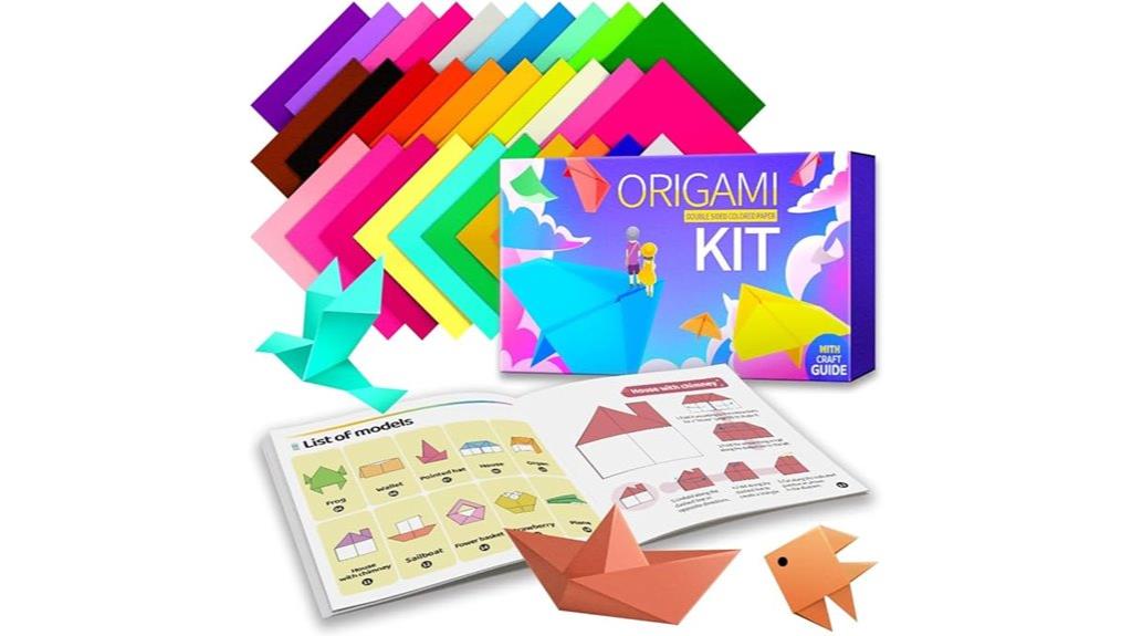 vibrant 17 color origami pack