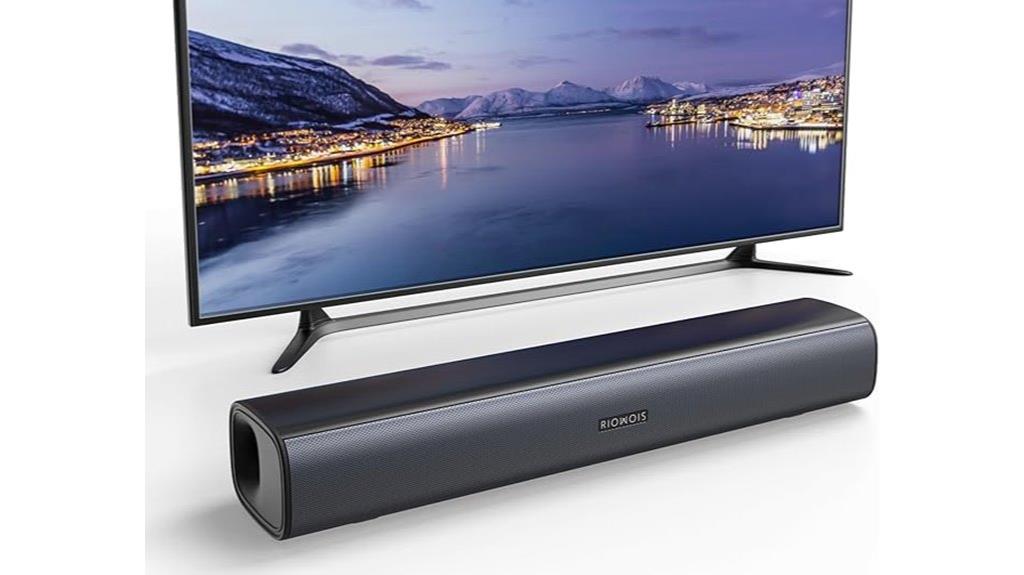 wall mountable bass reflector soundbar