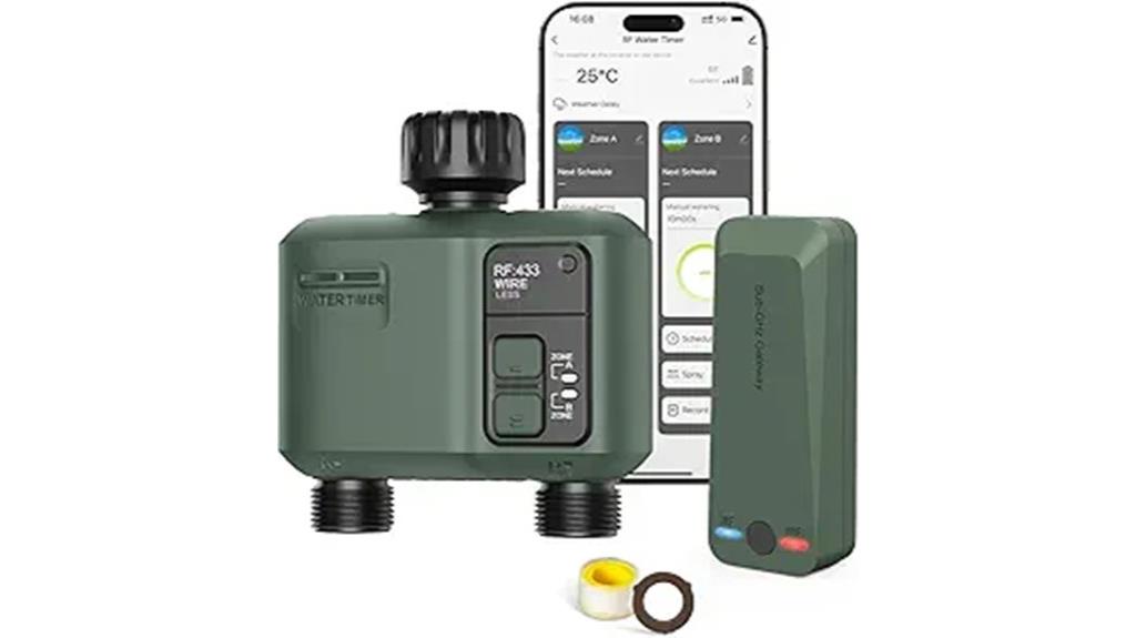 wireless garden hose controller