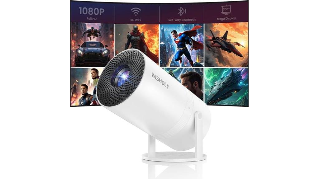 wireless portable projector features