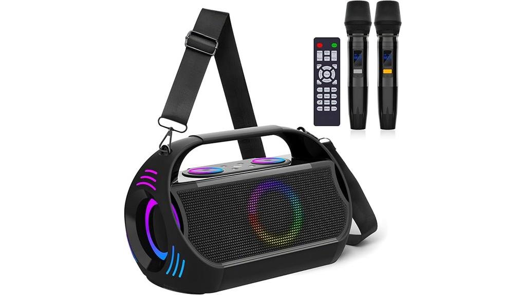 wireless rechargeable karaoke speaker