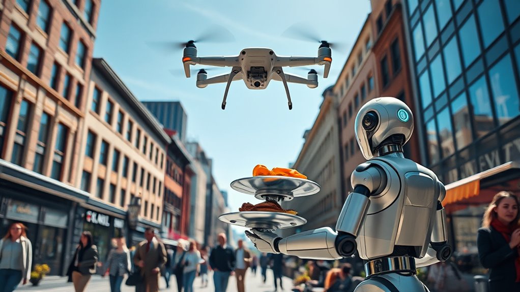 autonomous delivery and service