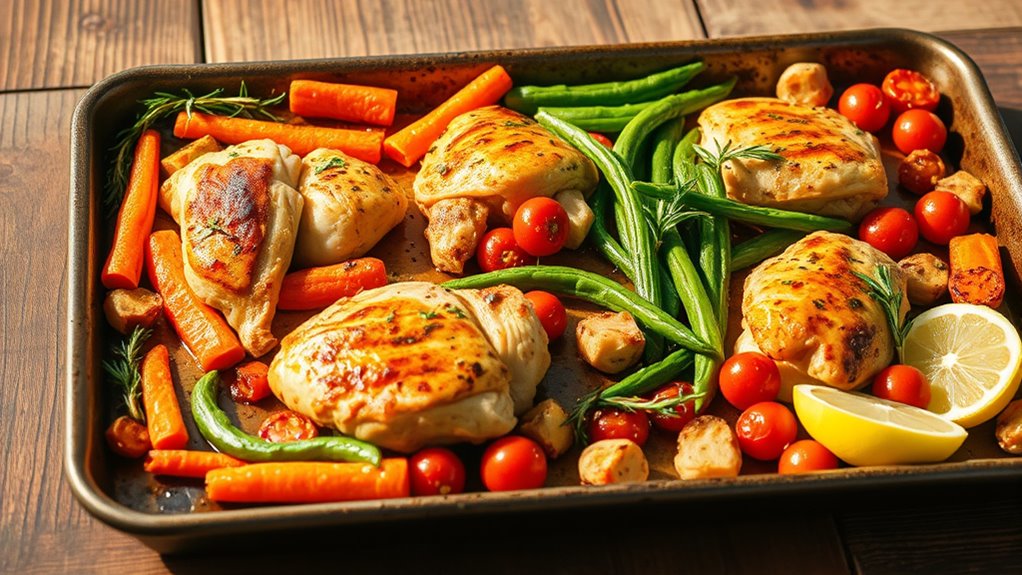 easy customizable sheet pan dinners