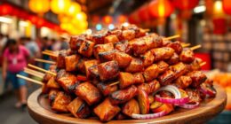 indonesian skewered meat varieties