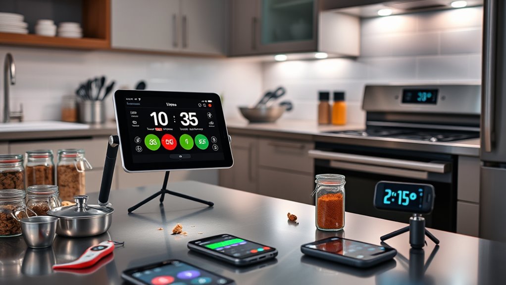 smart kitchen app timers