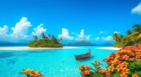 tropical caribbean island journey