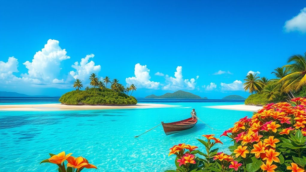 tropical caribbean island journey