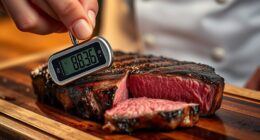 use thermometer for doneness