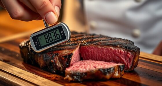 use thermometer for doneness