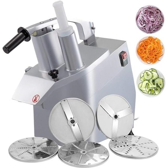VBENLEM 110V Commercial Food Processor with Blades