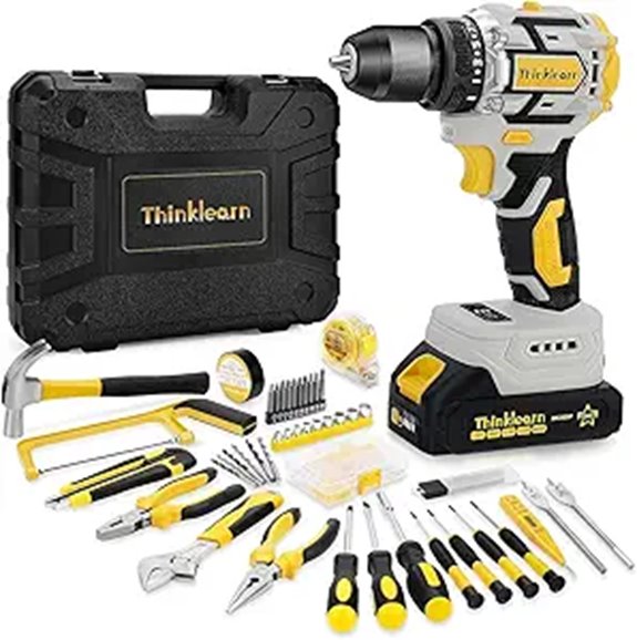 119-Piece Cordless Drill Kit with 20V Brushless Motor