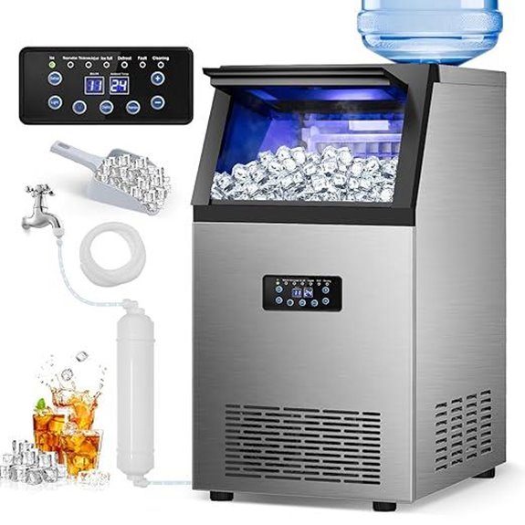 120lbs commercial ice maker