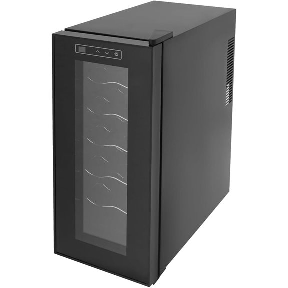12 bottle digital wine cooler