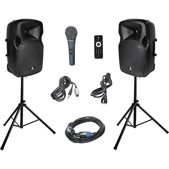 ProRECK Party 12 12-Inch 1000W Bluetooth PA Speaker