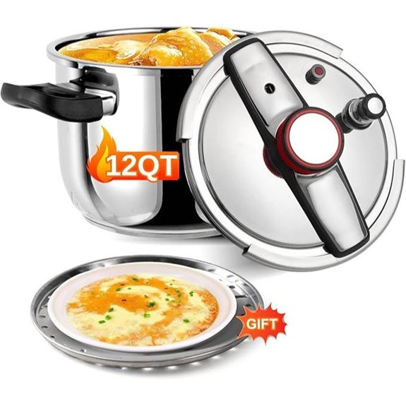 12 quart stainless steel cooker