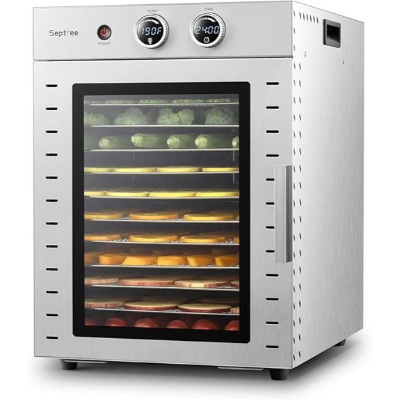 12 tray food dehydrator
