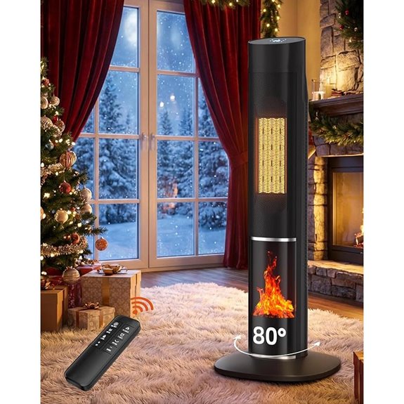 1500w oscillating space heater