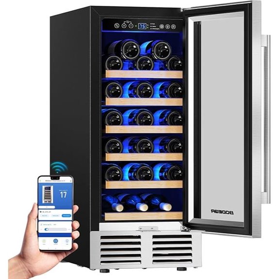 15 inch wine fridge app control