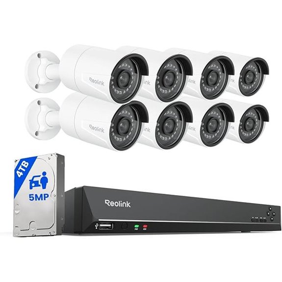 REOLINK 16CH 5MP Wired Security Camera System