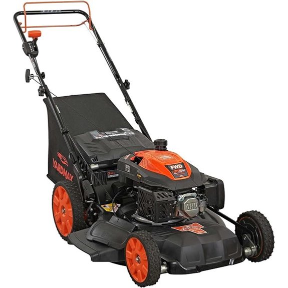 YARDMAX 22 201cc 6-Speed Self-Propelled Lawn Mower
