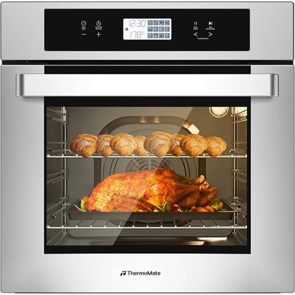 24 inch electric wall oven