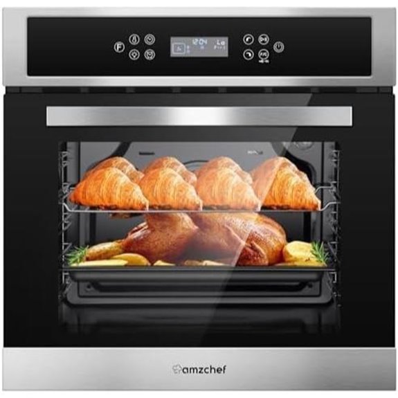 24 inch electric wall oven