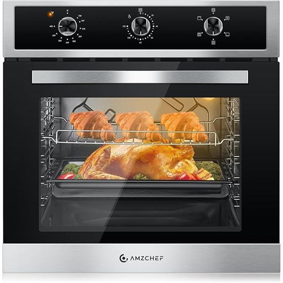 24 inch electric wall oven