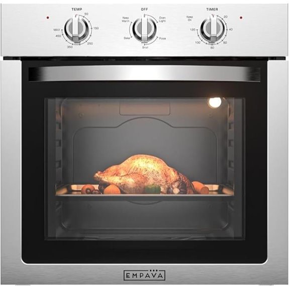 24 inch electric wall oven