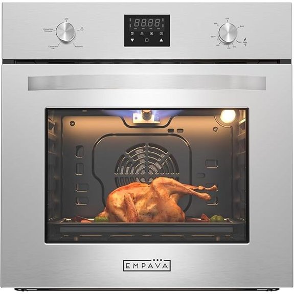 24 inch gas wall oven