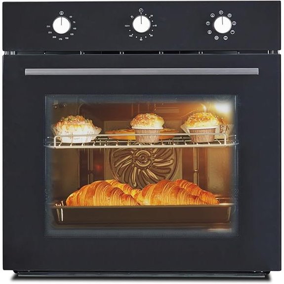 24 inch stainless steel oven