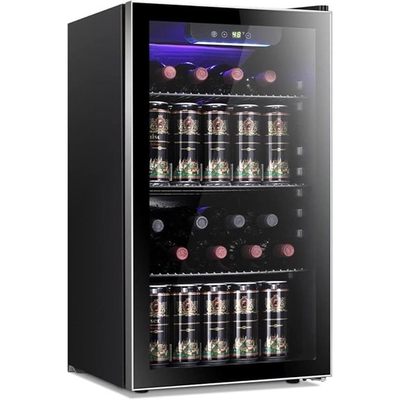 26 bottle glass door cooler