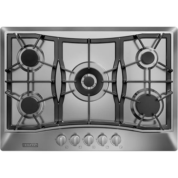 30 inch five burner gas cooktop
