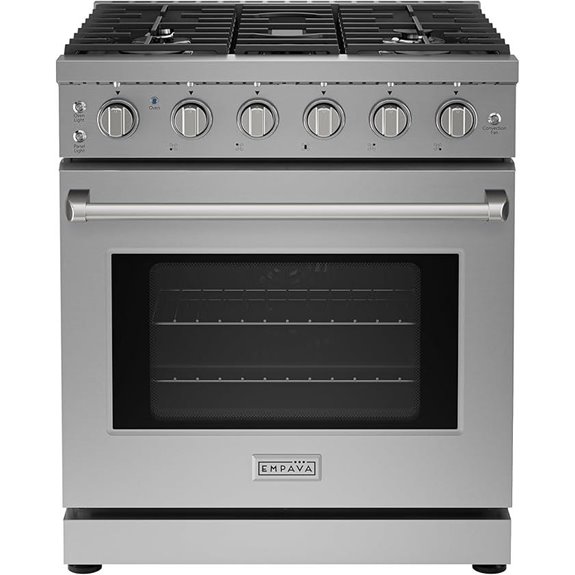 30 inch gas convection range