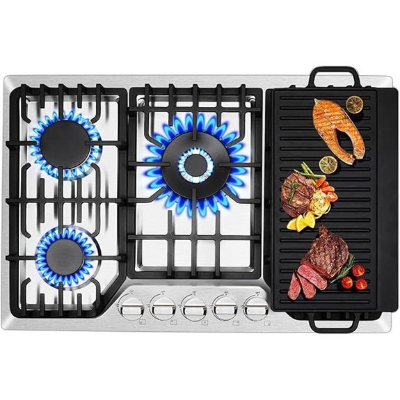 30 inch gas cooktop