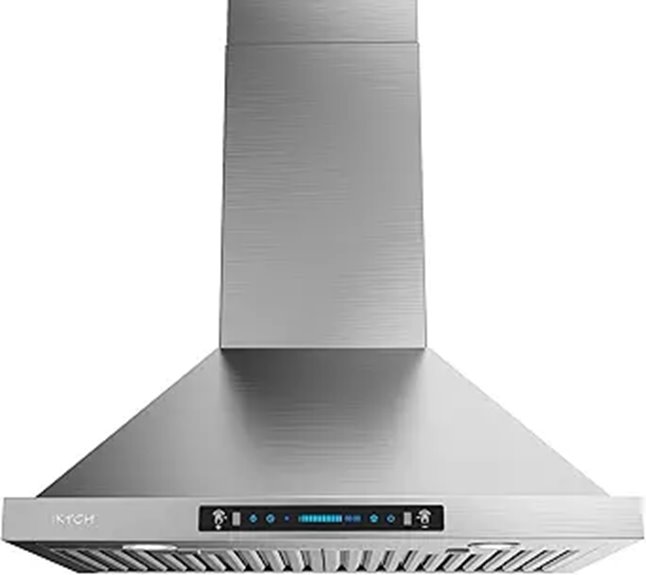 30 inch wall mount range hood