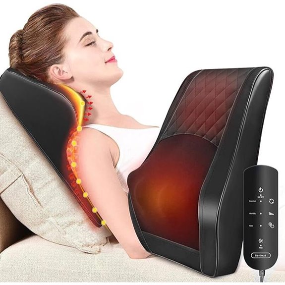 3d heat kneading massager