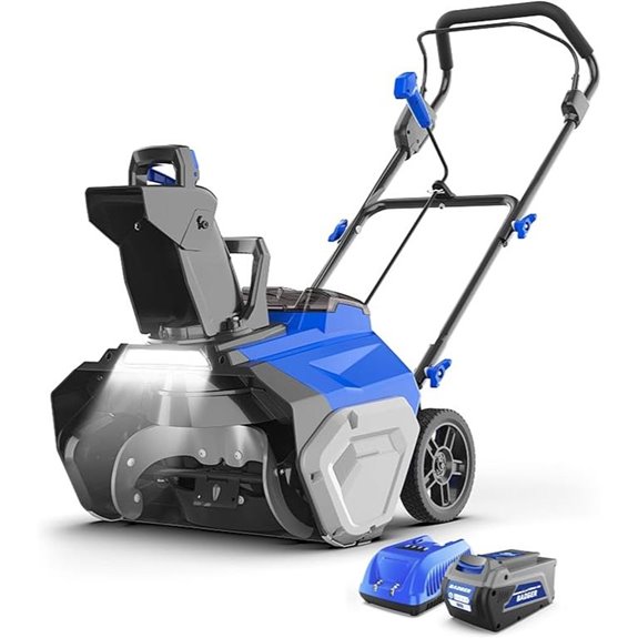 Wild Badger 40V Cordless Snow Blower with LED