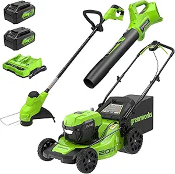 Greenworks 48V Cordless Yard Tools Set