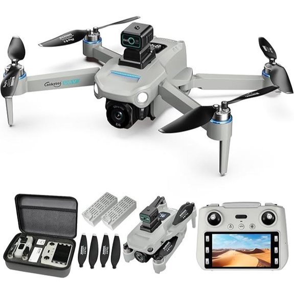 4K Camera Foldable Drone with GPS & 60-Min Flight