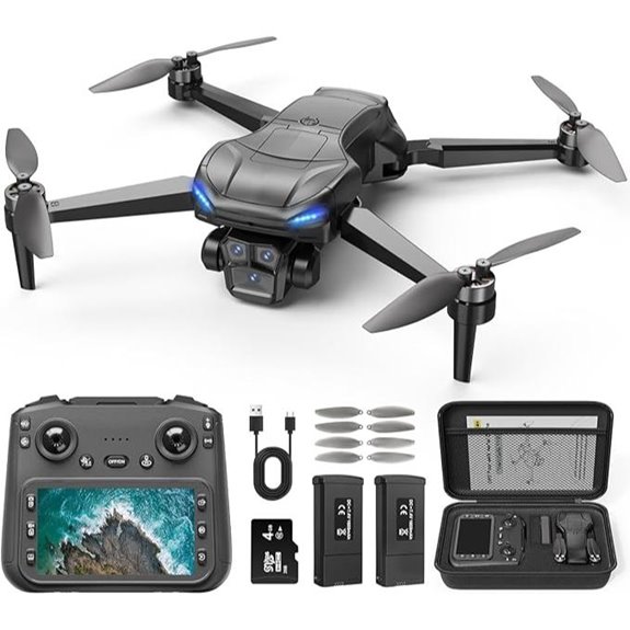 4k gps drone bundle